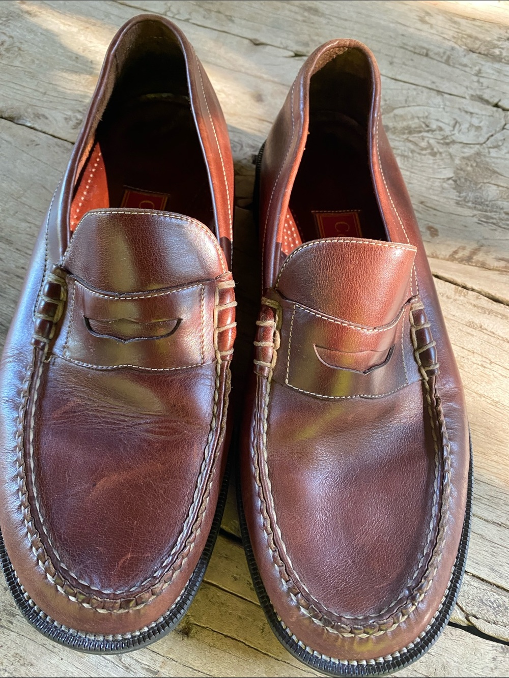 Men’s vintage Cole Haan Country leather loafers. Size 10 - Picture 2 of 8